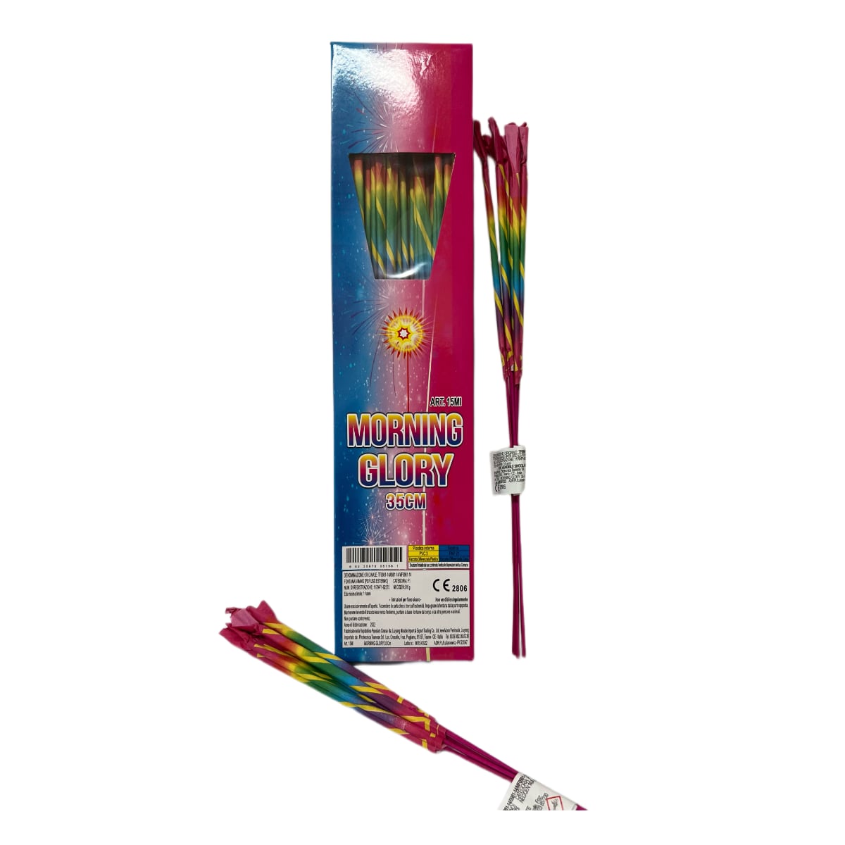 Giochi pirotecnici Scintille luminose morning glory