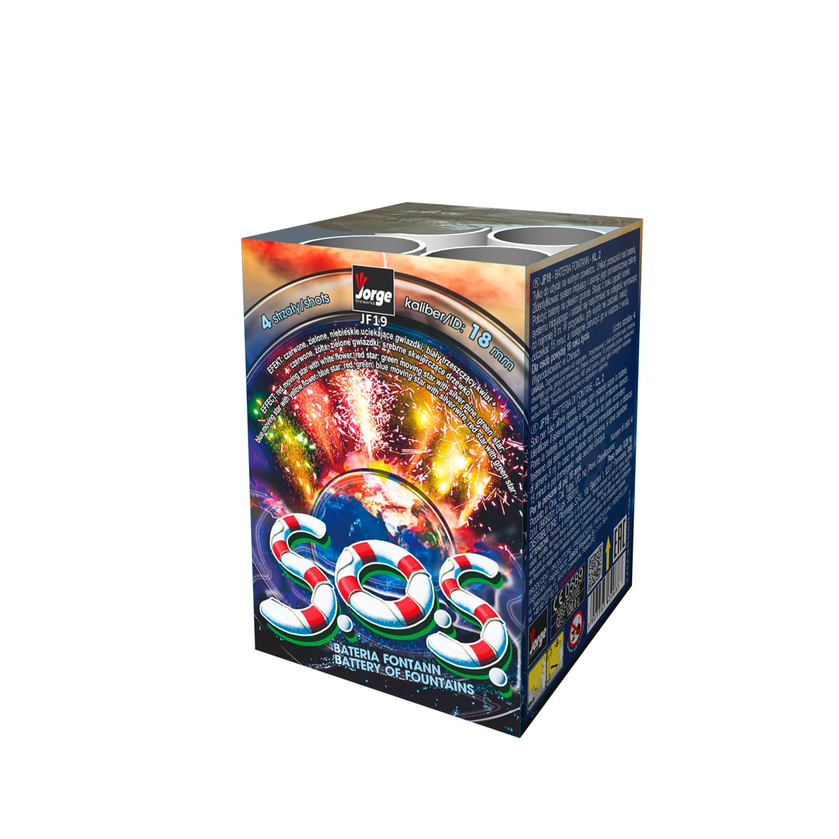Giochi pirotecnici Fontana Sos fuochi d'artificio