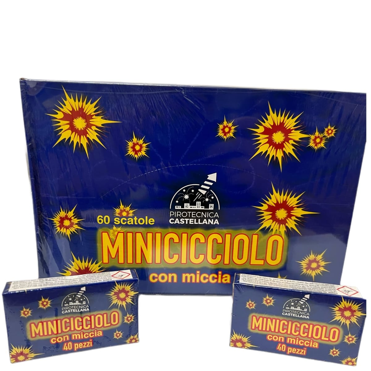 Giochi pirotecnici Minicicciolo con miccia petardo