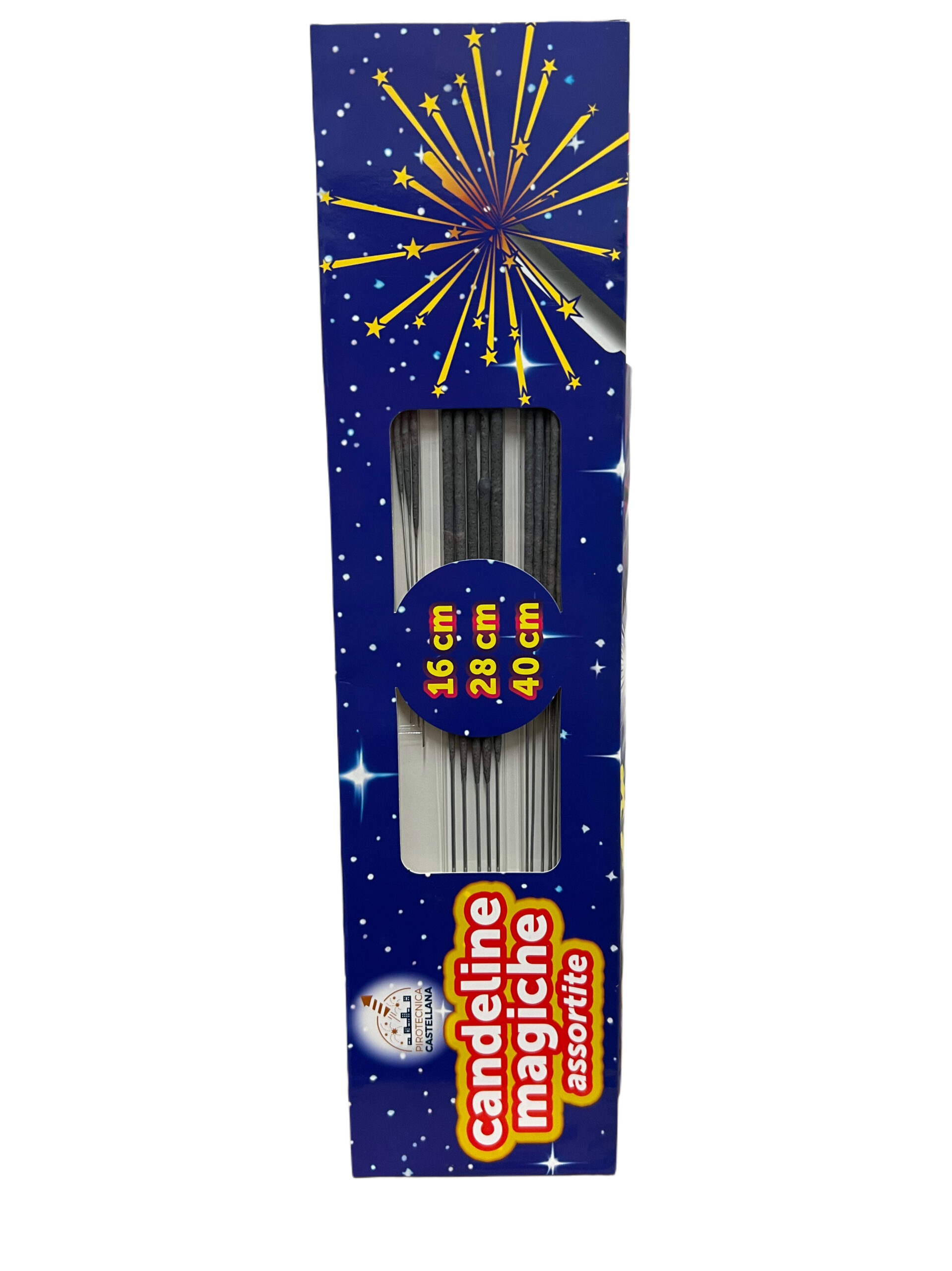 CANDELINE ASSORTITE 16-28-40 CM 19 PZ